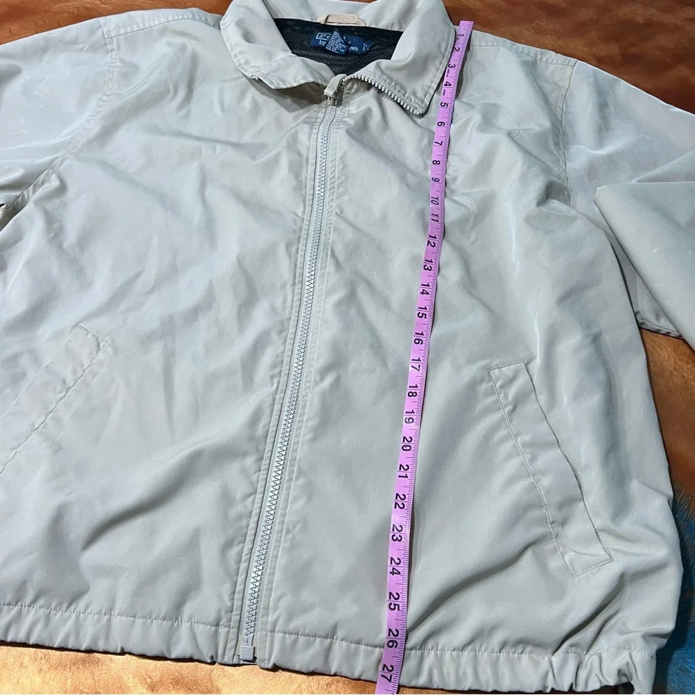Vintage Polo by Ralph Lauren Khaki Windbreaker lightweight jacket XL